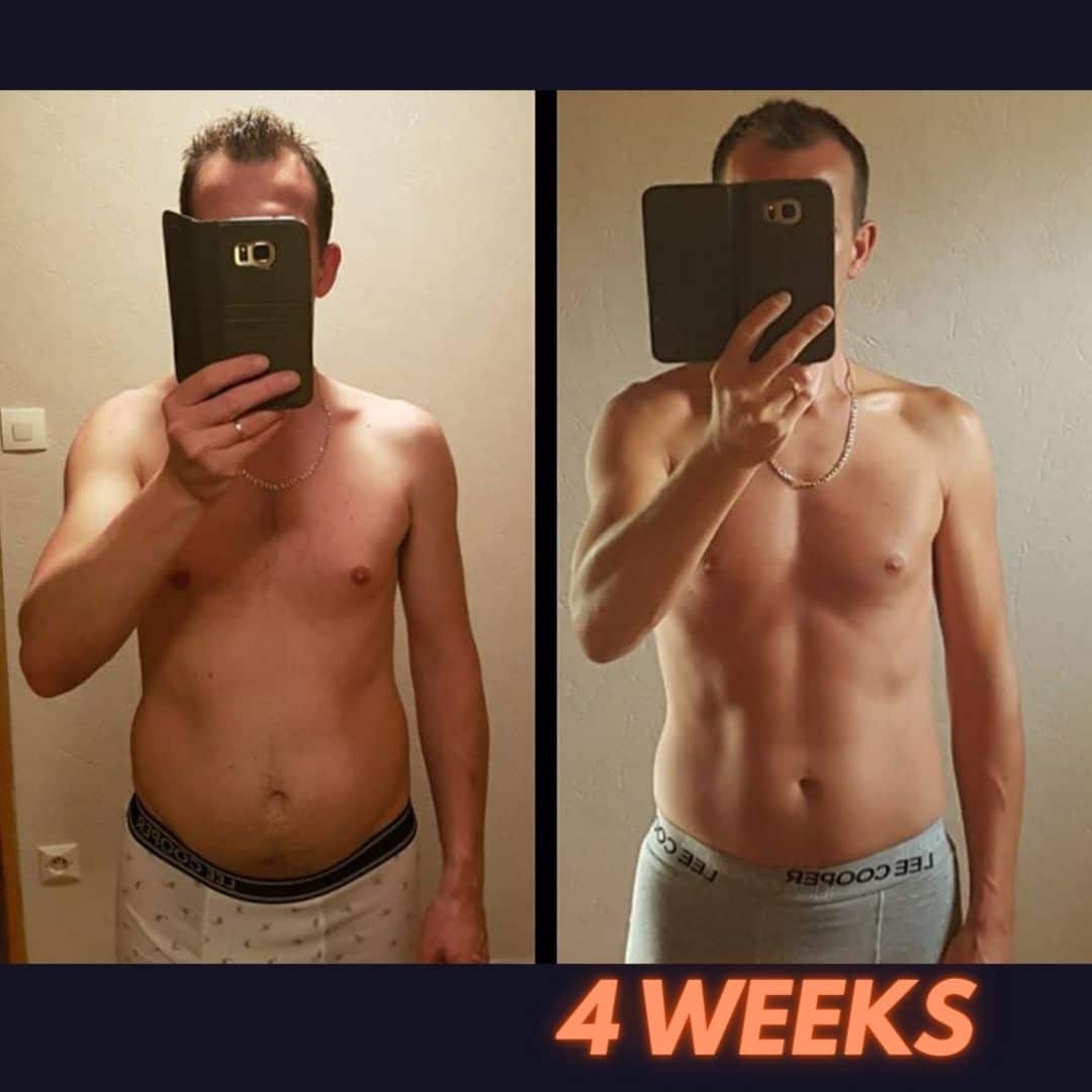 Transformation avant après